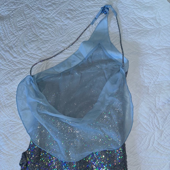 For love and lemons asymmetrical maxi sequence dress - Picture 4 of 16